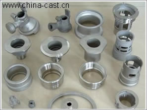 Cast stainless steel parts
